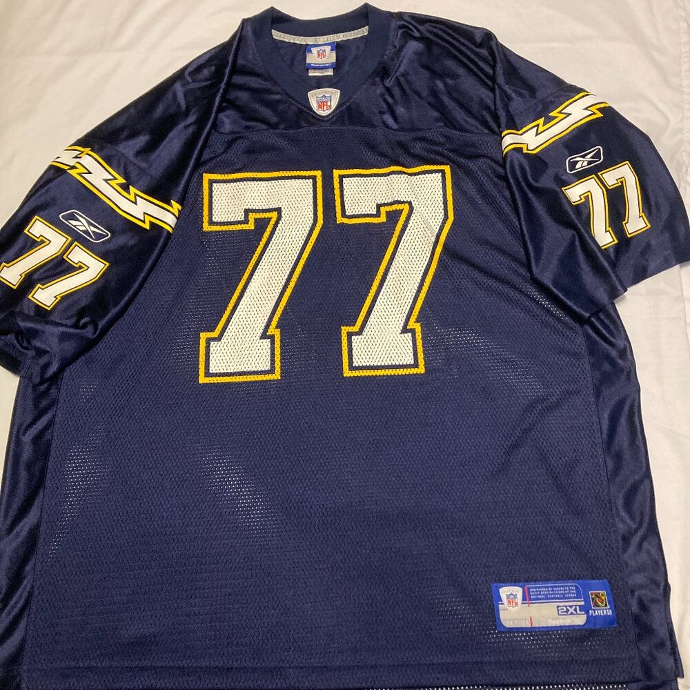 Chargers Toniu Fonoti  #77 rare jersey - size 2XL